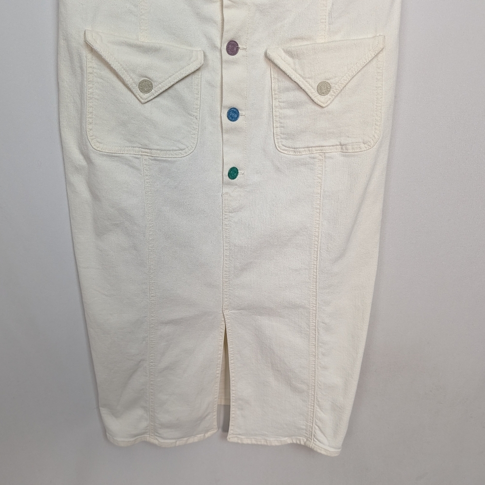 MOTHER Denim To The Point Taste The Rainbow Dress - Picture 9 of 16